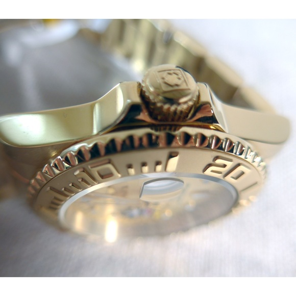 NWT Invicta Disney Limited Edition Mickey Mouse Men’s Automatic 40mm Gold Watch - Picture 4 of 13